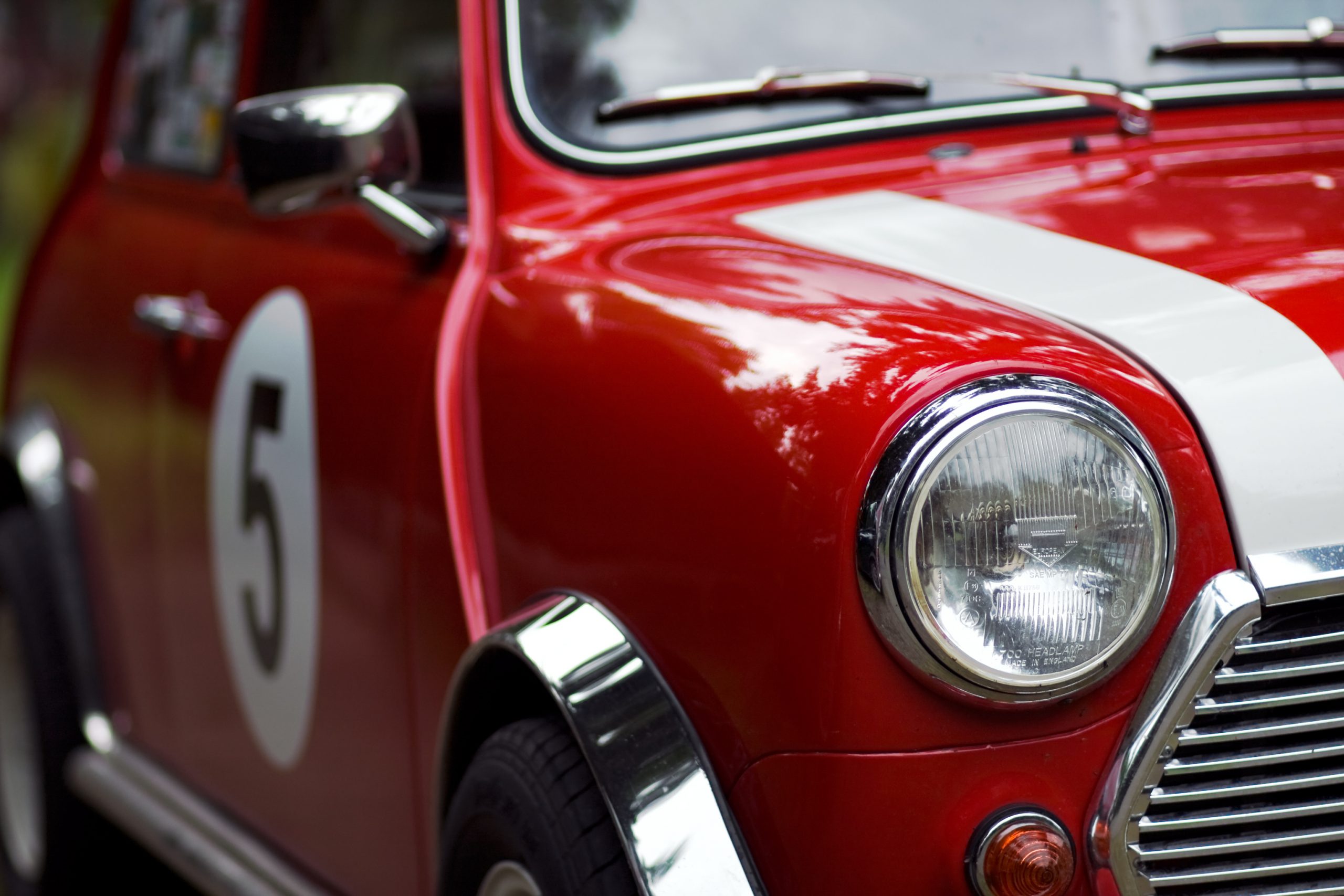 Austin Mini History - Red Racing Mini