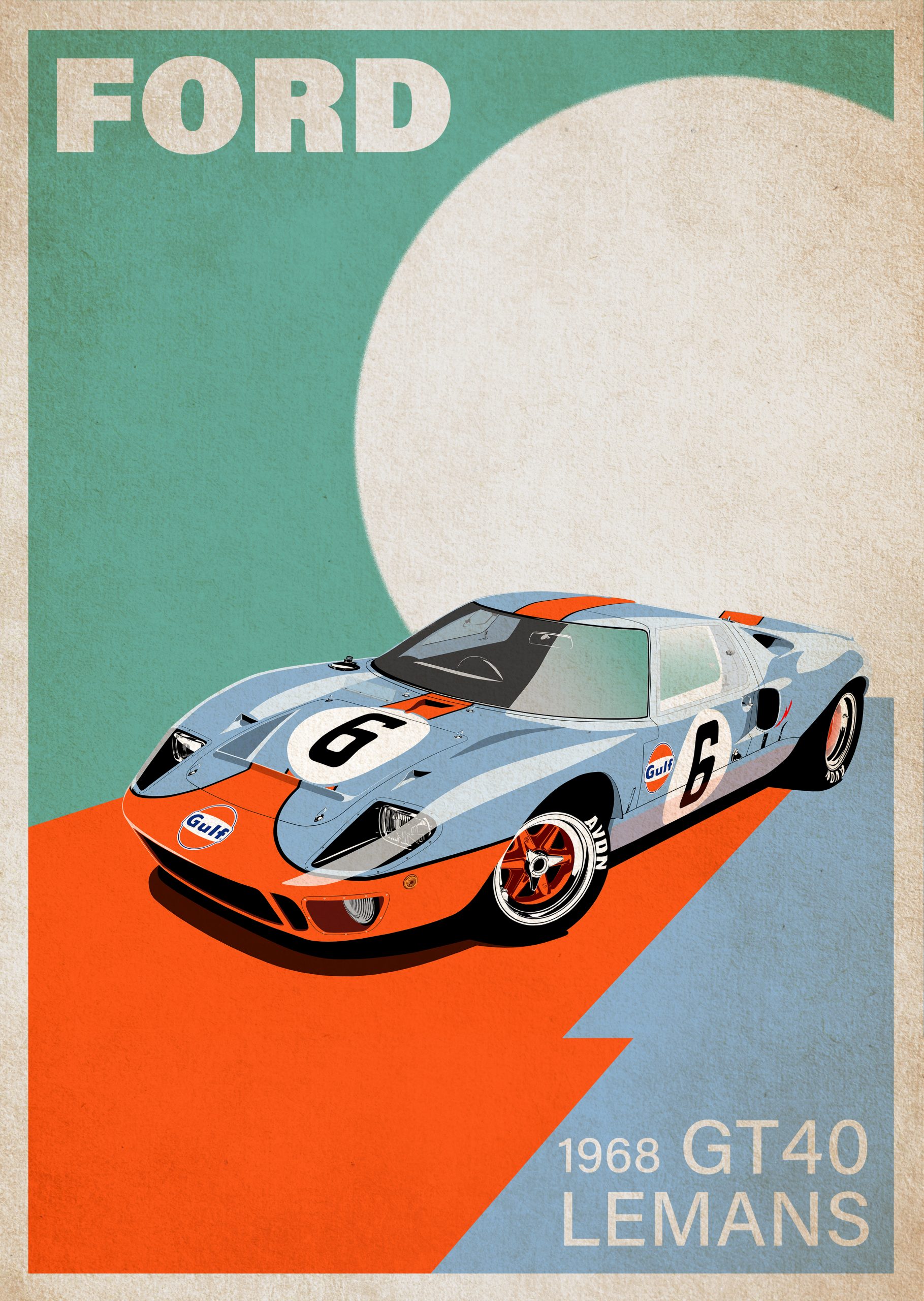 Ford GT40 Poster - Automotive Heritage Foundation